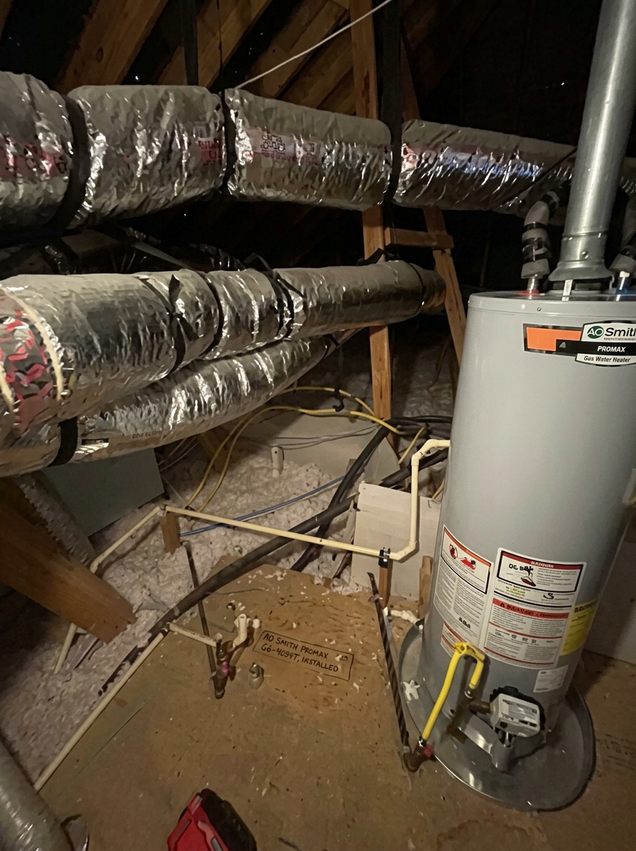 Clean professional plumbing work